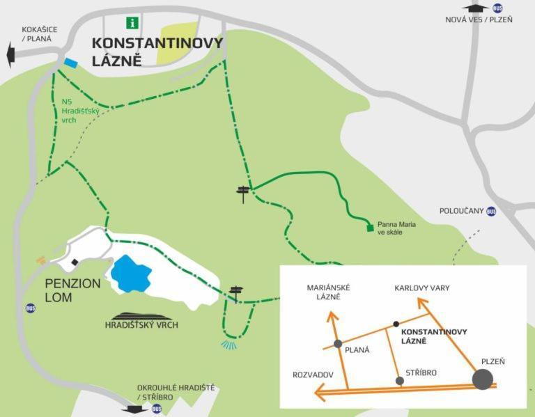 Mobilheimy Na Lomu Hotell Konstantinovy Lázně Eksteriør bilde